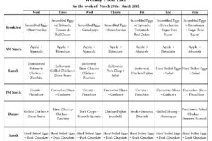 Meal Plans for March 20th – March 26th